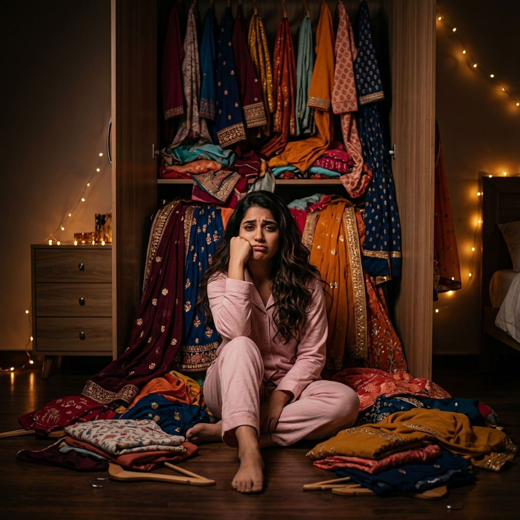 अलमारी भरी है, पर पहनने को कुछ नहीं! — The Girl's Ultimate Fashion Crisis Solved