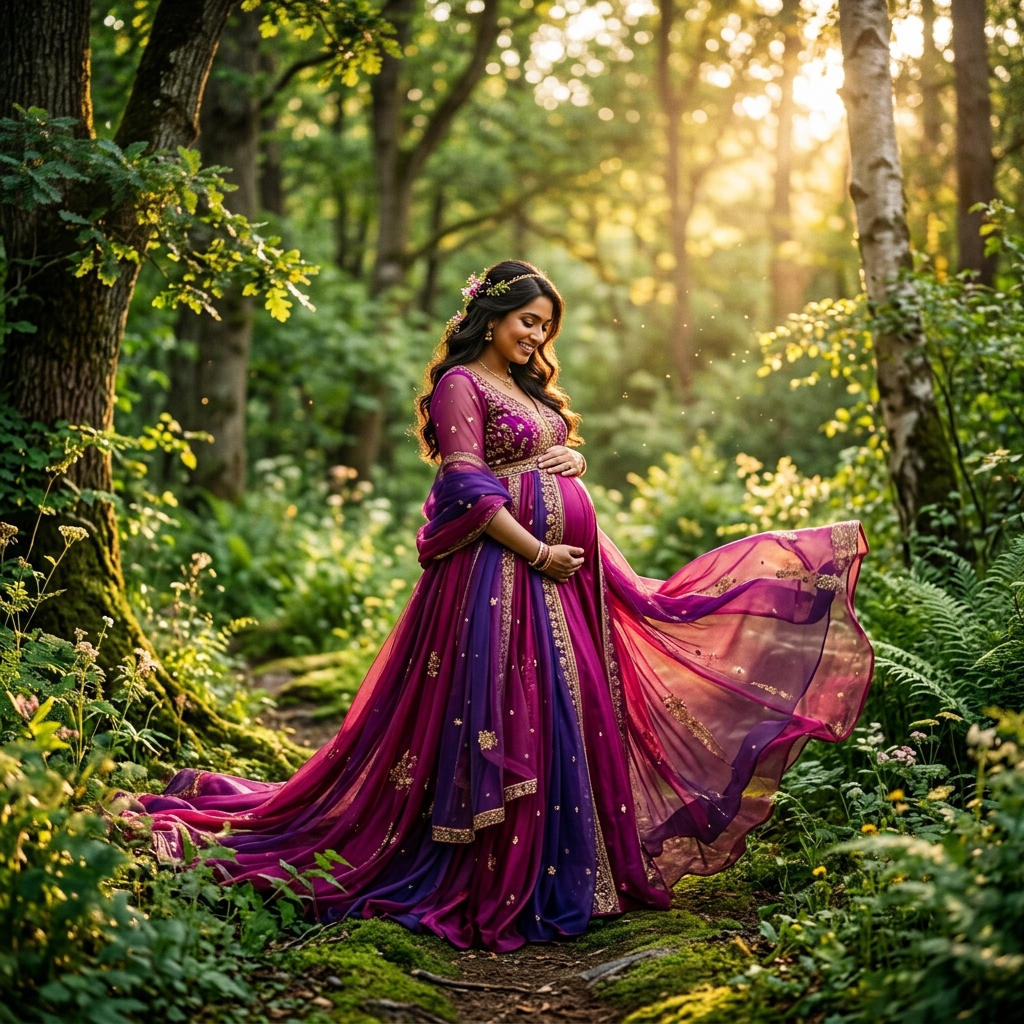 Mummy-to-Be का Photoshoot — Maternity Dress Rent India